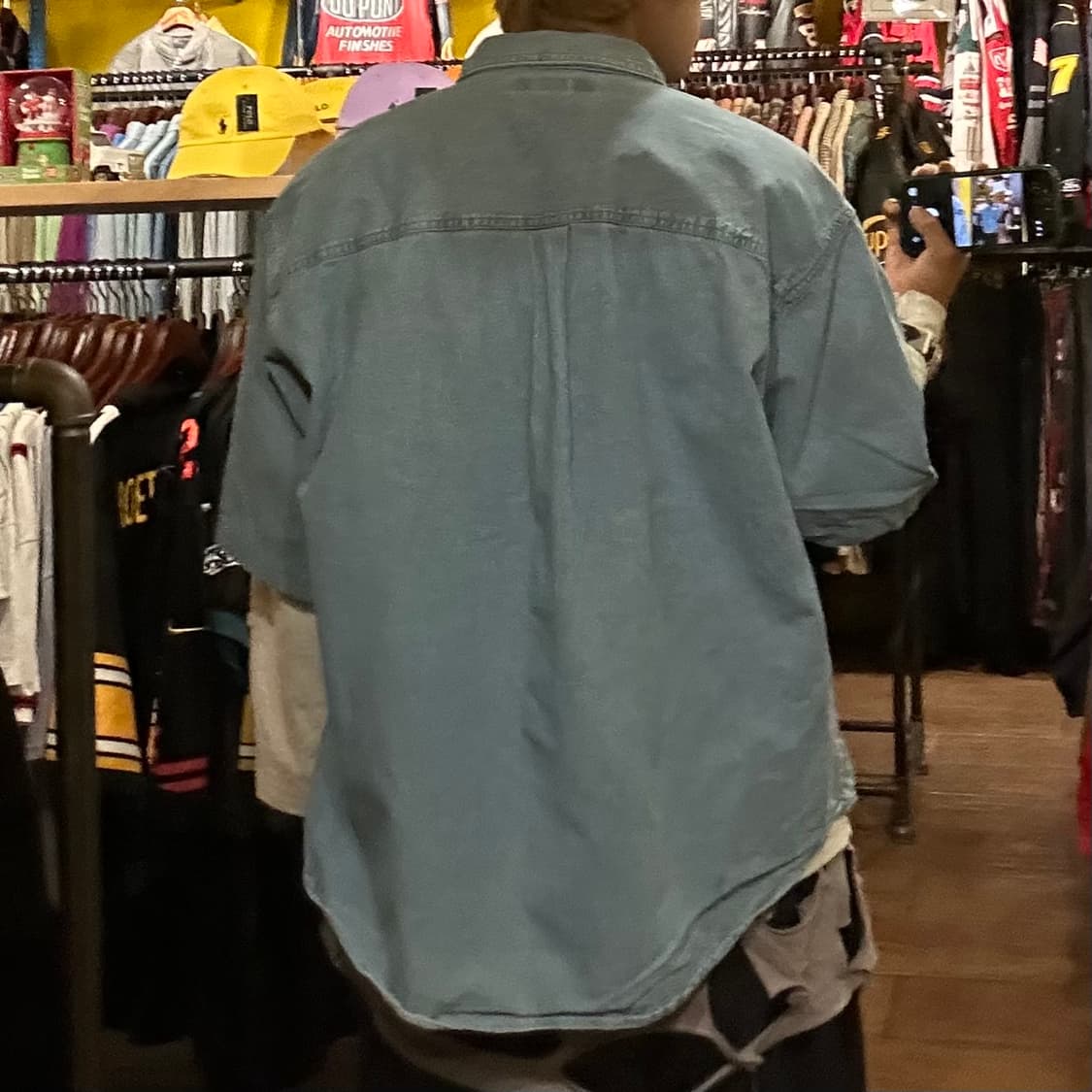 [HI] 칼하트 데님 반팔셔츠 상품이미지5