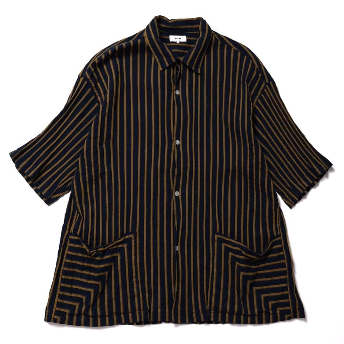 BEAMS Stripe Half Shirt   상품이미지1