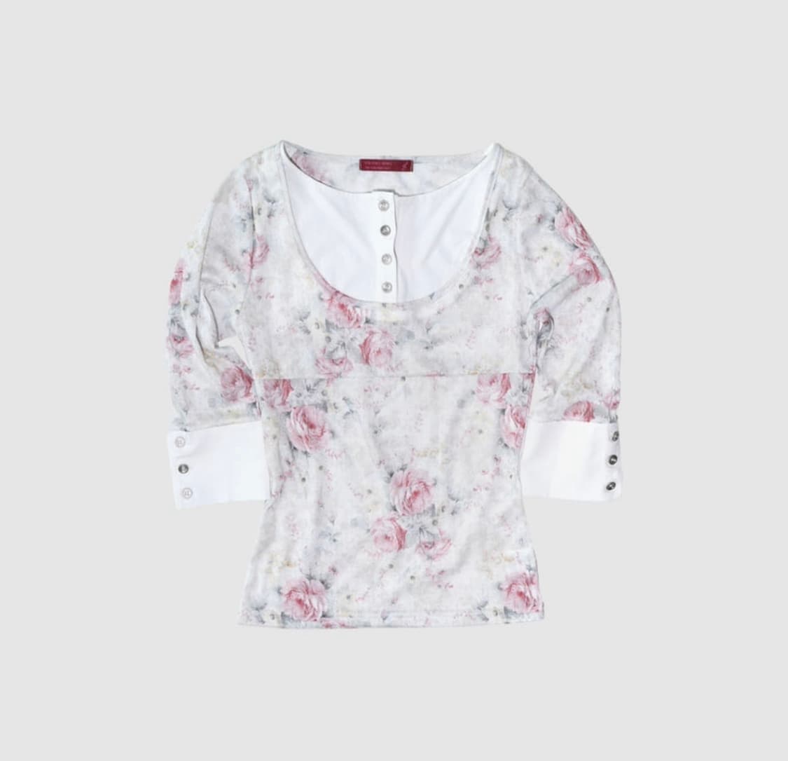 인앤양인하모니  Layered top, rose 상품이미지1