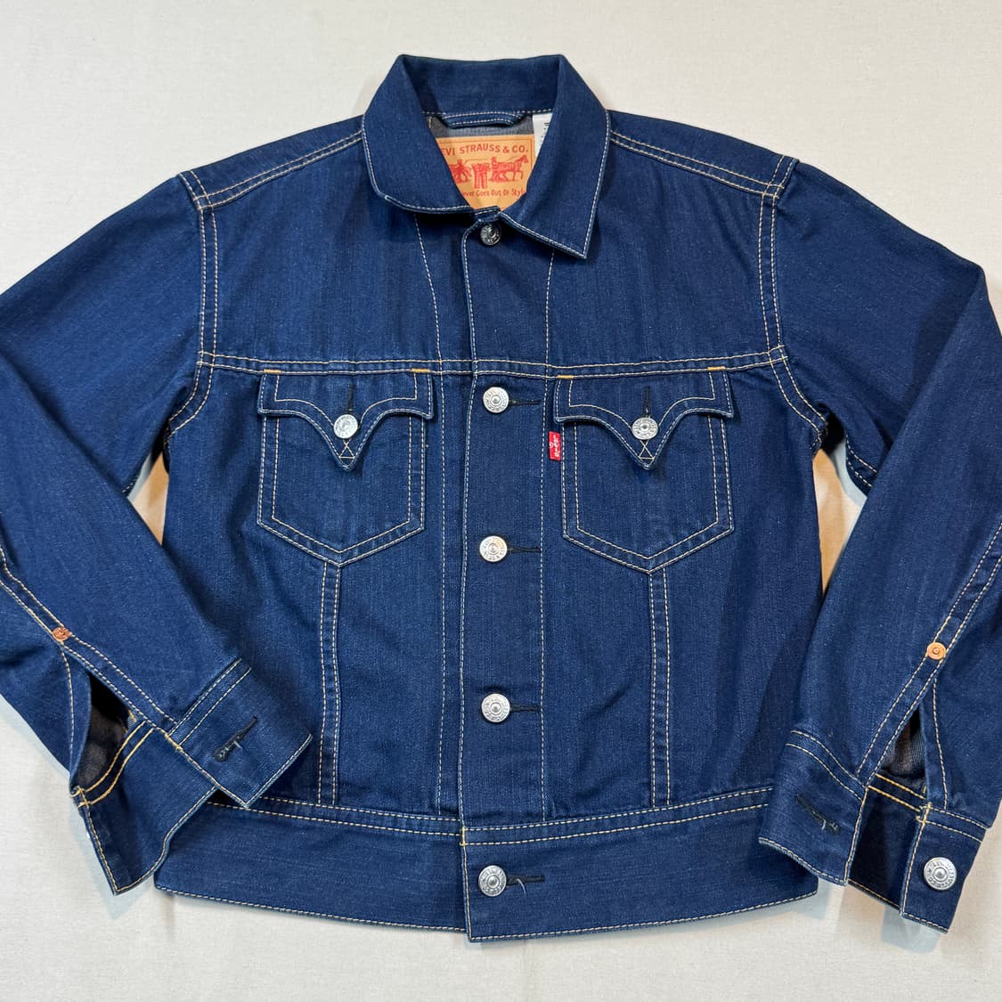 M) 리바이스 아이코닉 데님자켓 TYPE 1 진청 데님 청자켓 L60 상품이미지2