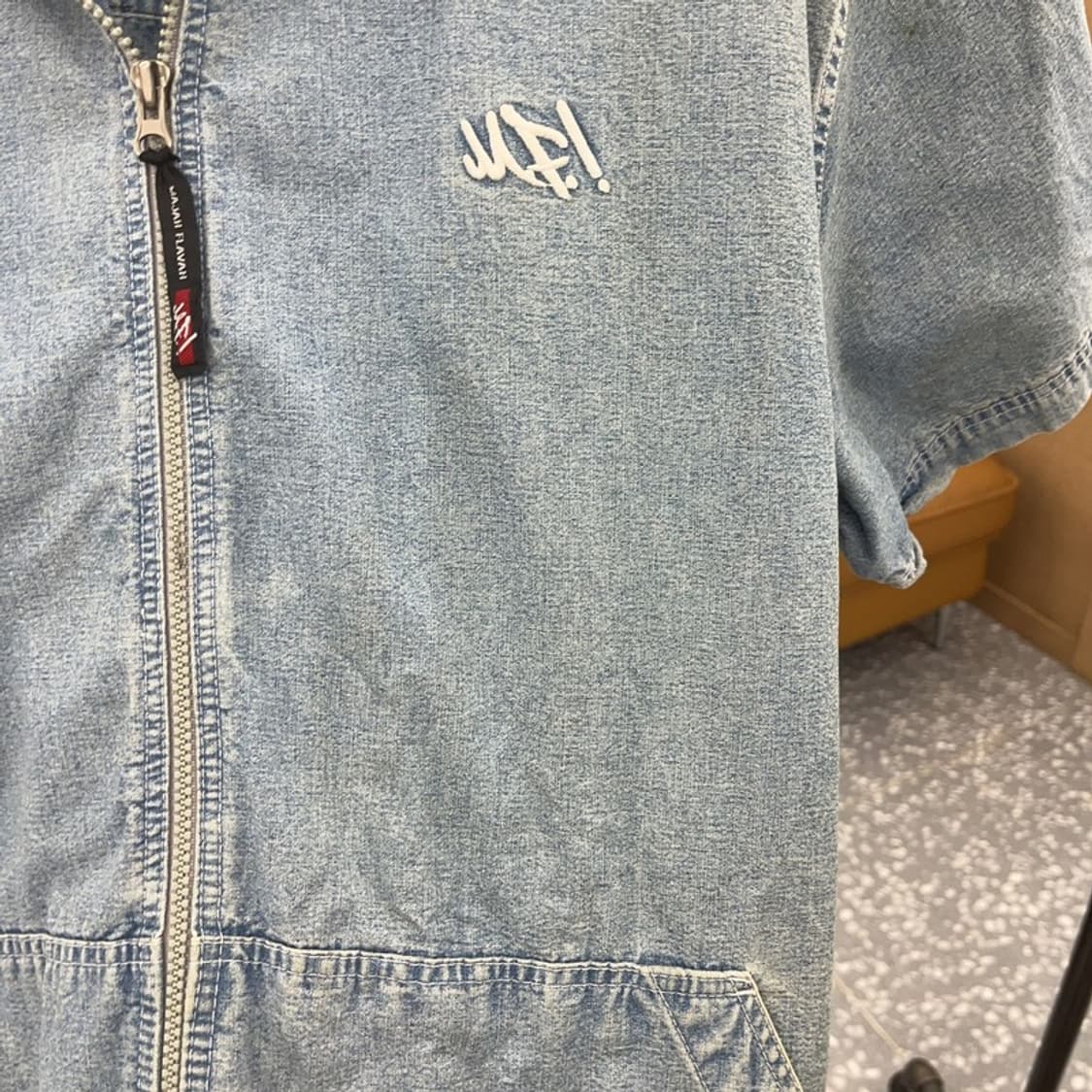 마자플라바 올드스쿨 워크 반팔 데님 집업 105 C06285 상품이미지7