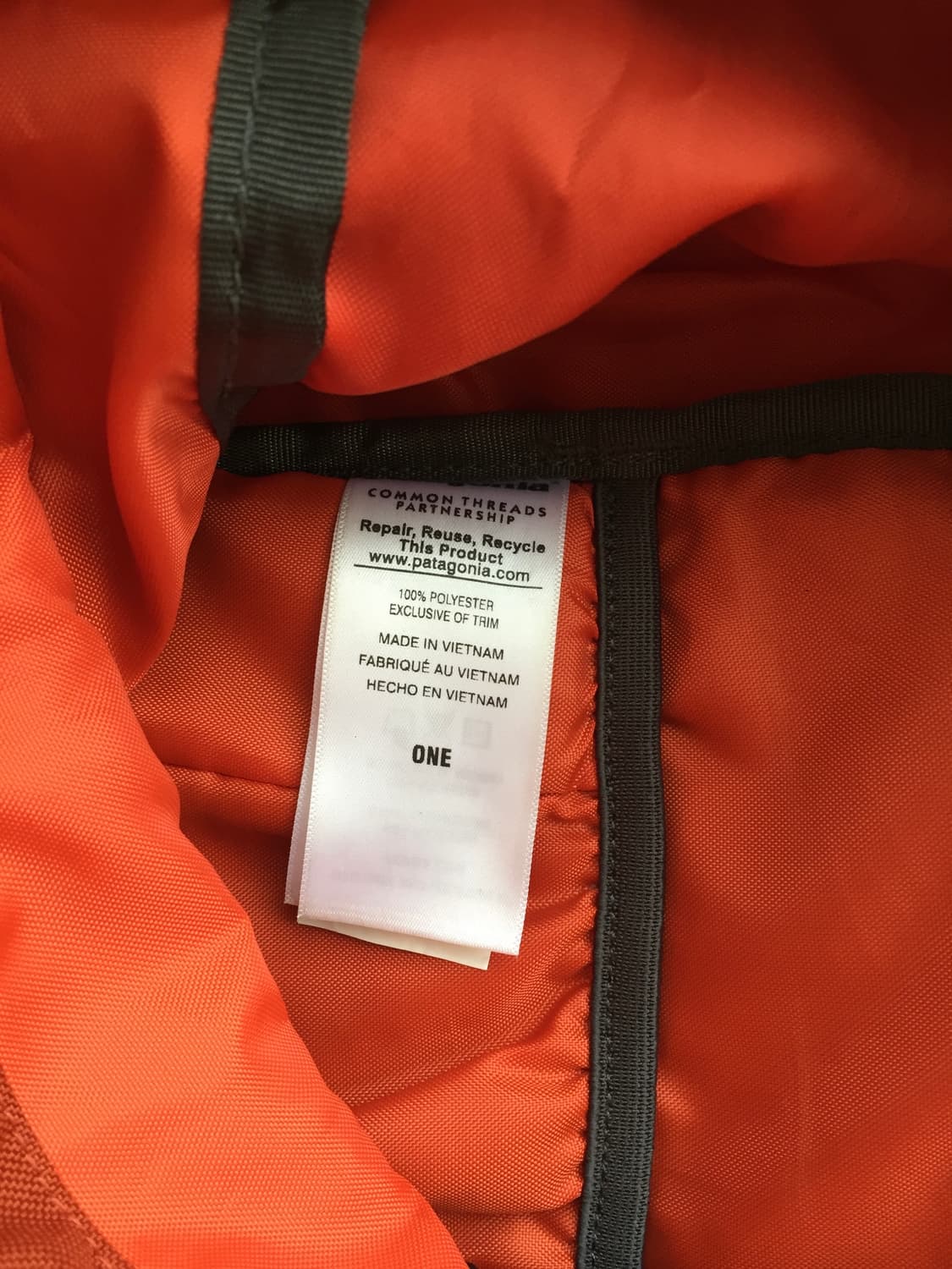 파타고니아 백팩 오렌지  상품이미지7