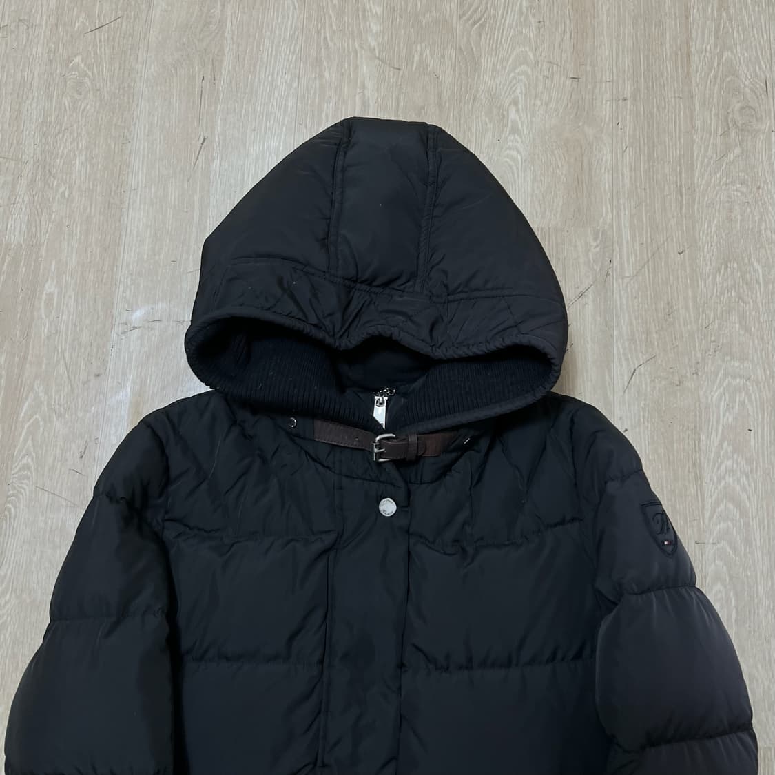 타미힐피거 여성 프리미엄 후드 롱패딩 S/90  상품이미지2