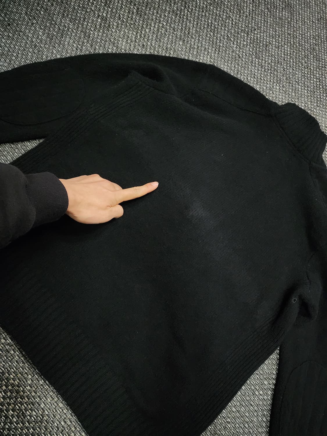 폴로 랄프로렌 블랙 니트 집업 L사이즈  상품이미지10