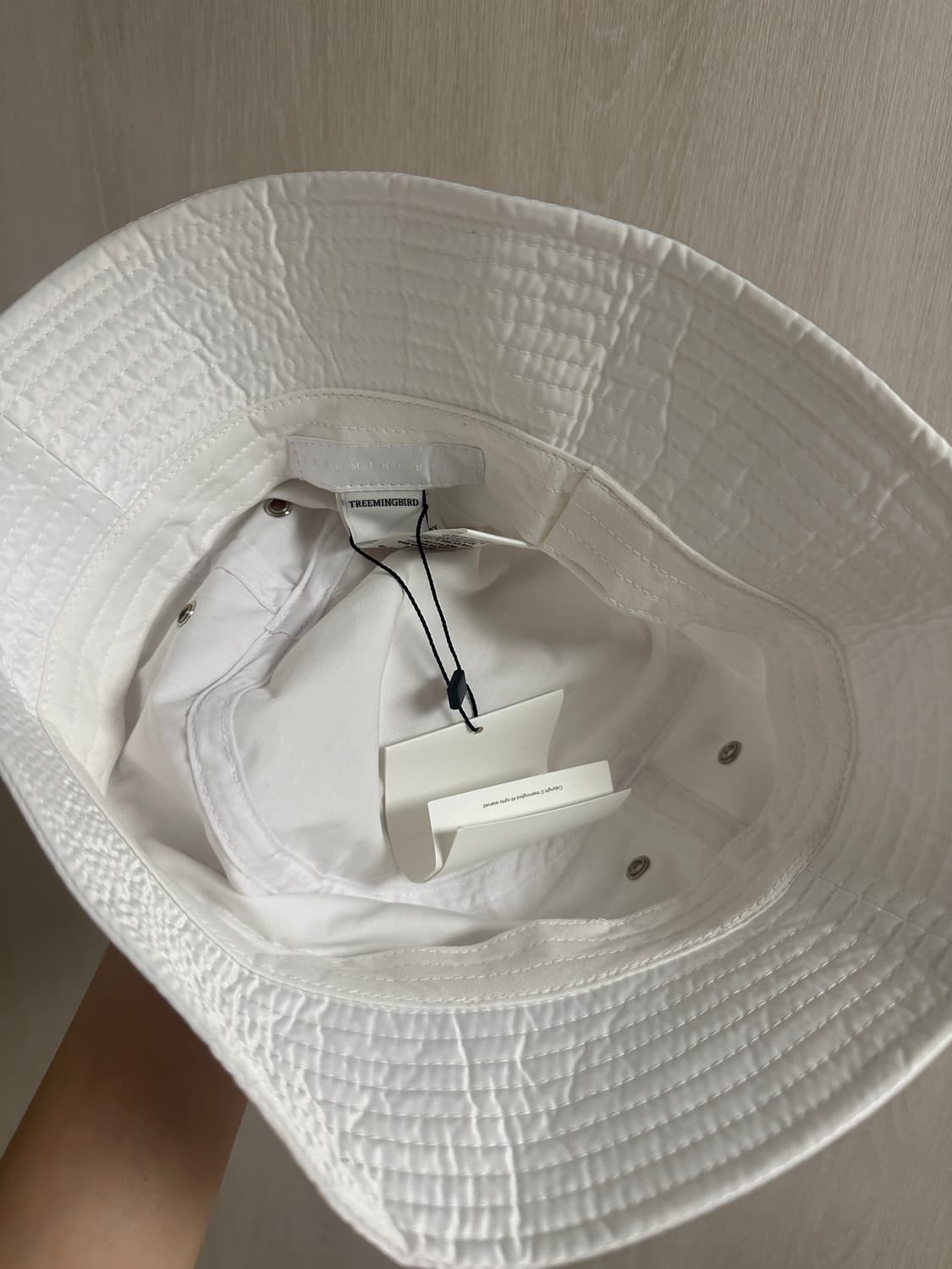 트리밍버드 버클 버킷햇 화이트 상품이미지6
