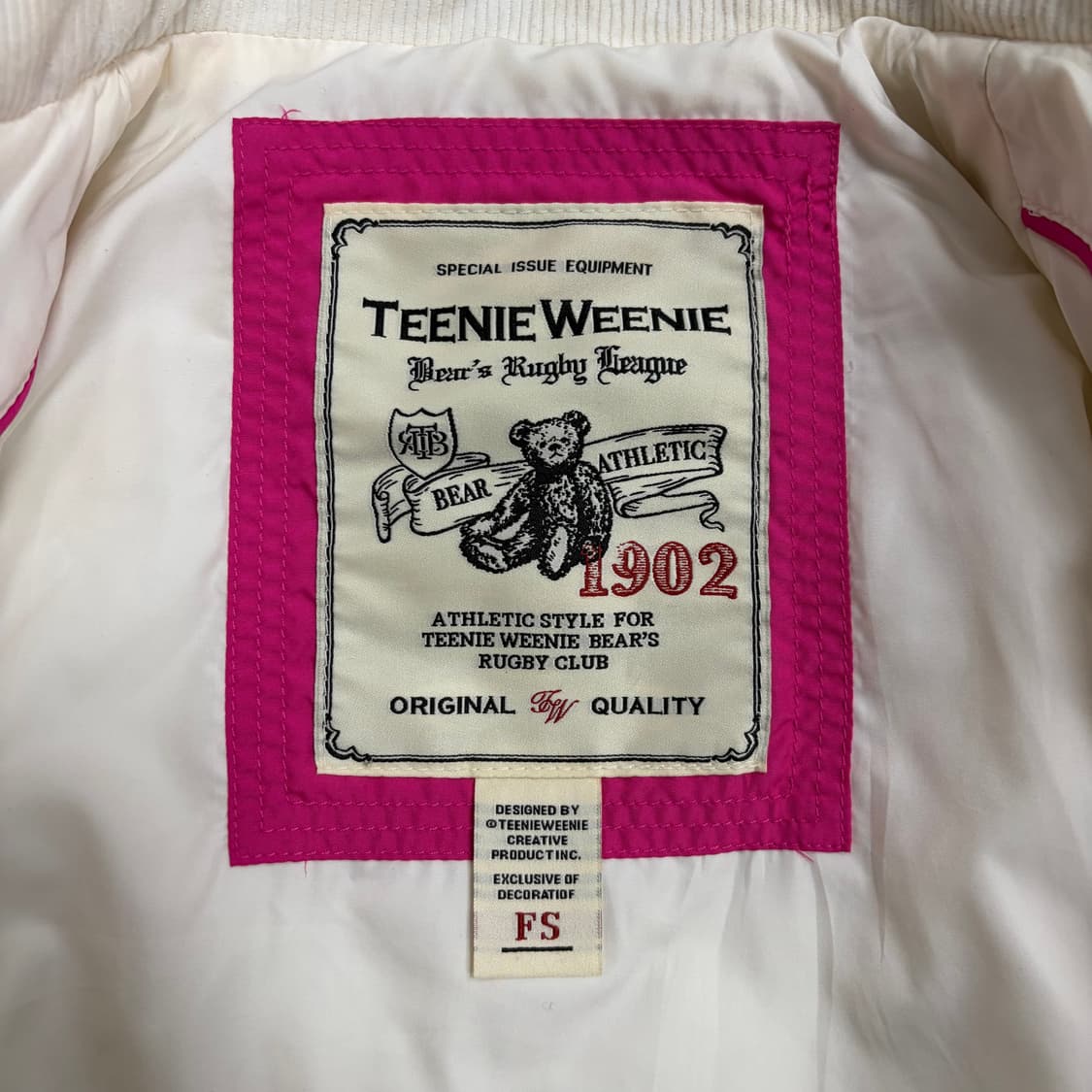 티니위니 화이트 퀼팅 자켓 v1594 상품이미지7