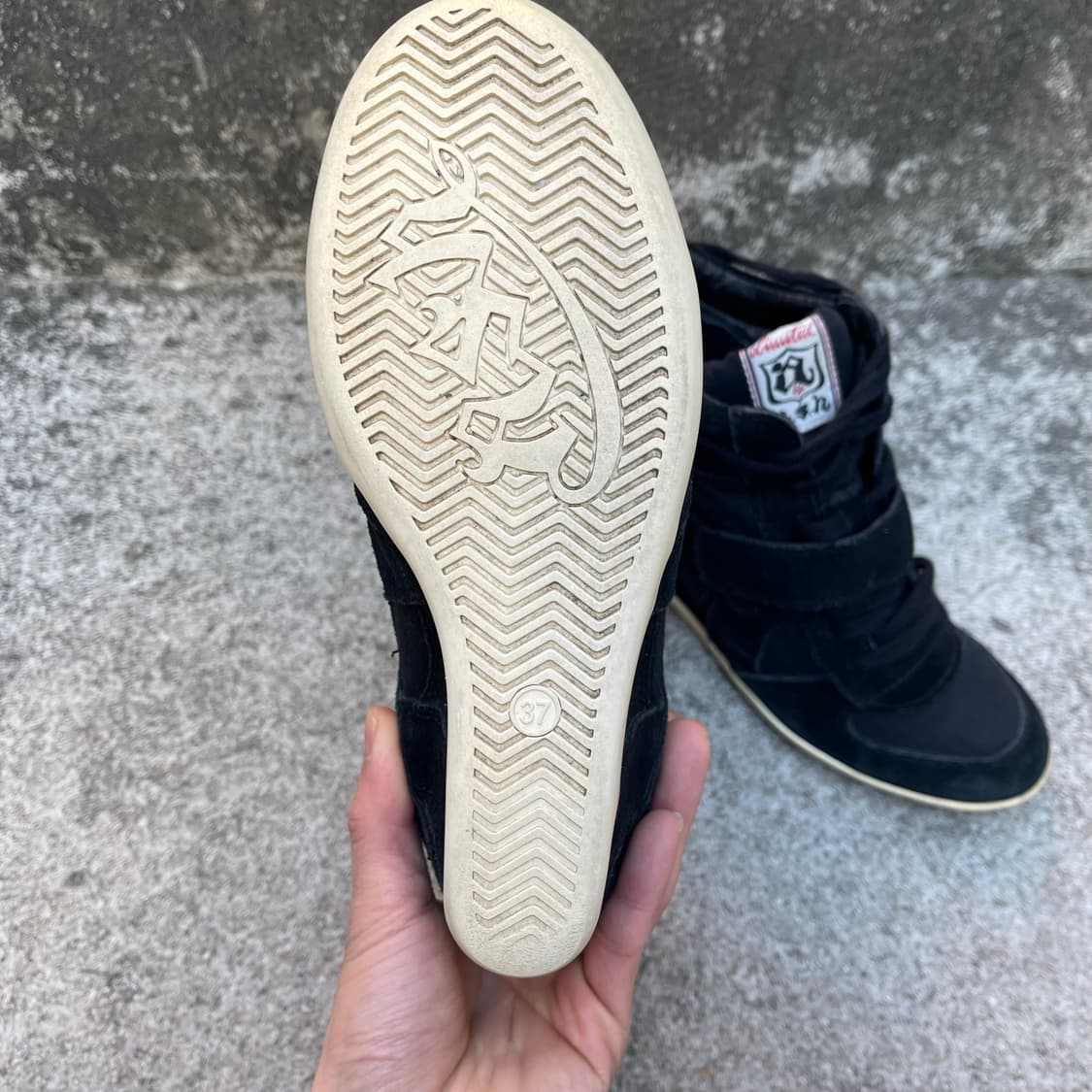 [37] ASH 스웨이드 웨지힐 스니커즈 (240) 상품이미지7