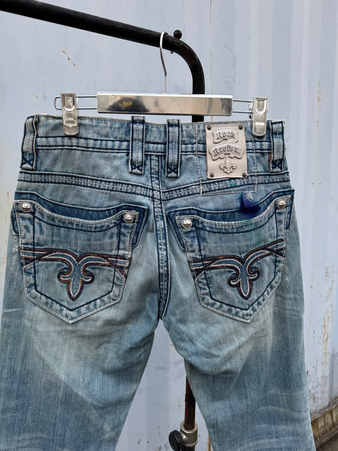 Rock Revival Light Wash Denim Jeans  상품이미지7