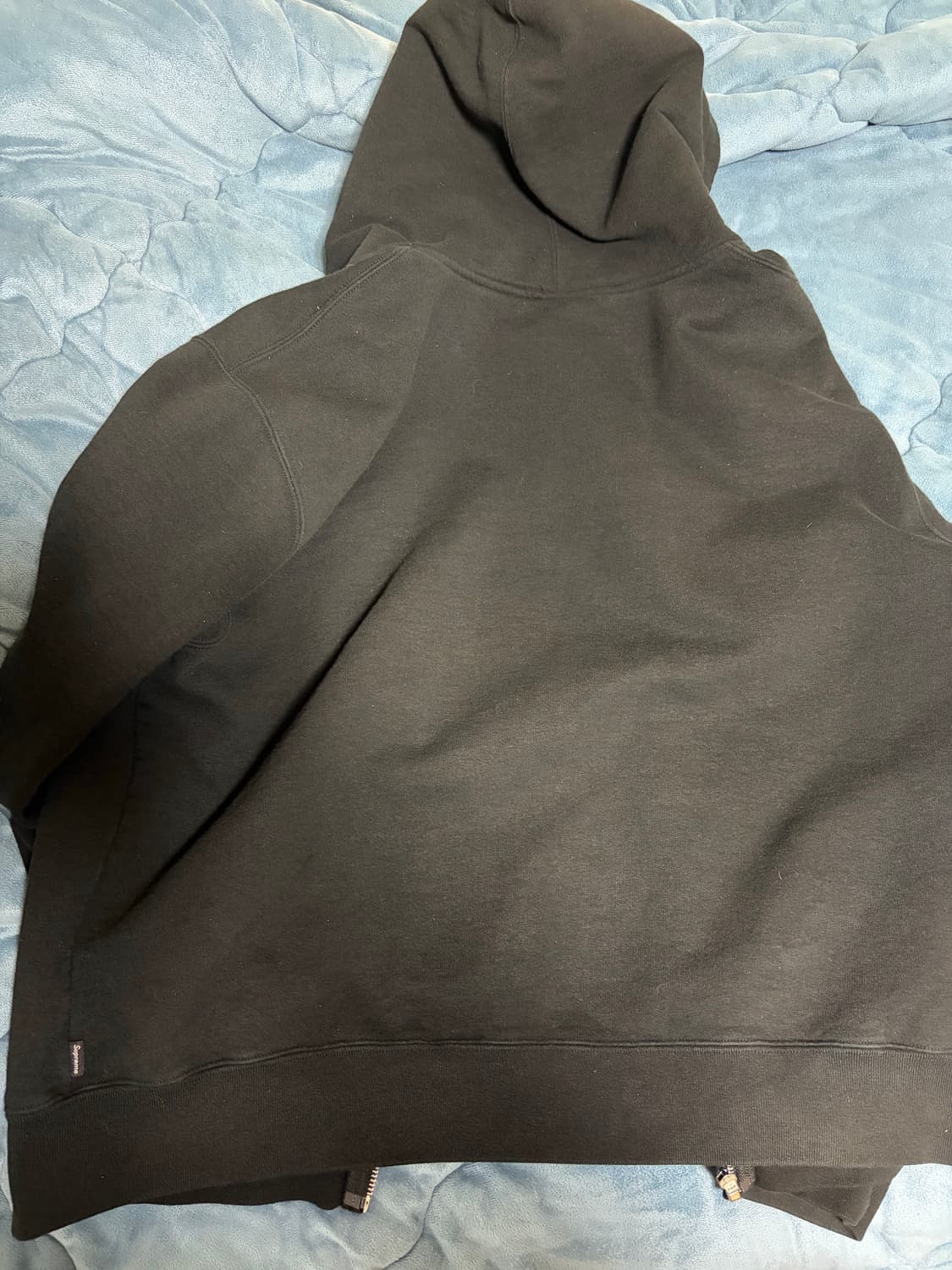 슈프림 스몰로고 후드집업 L 한글택 상품이미지4