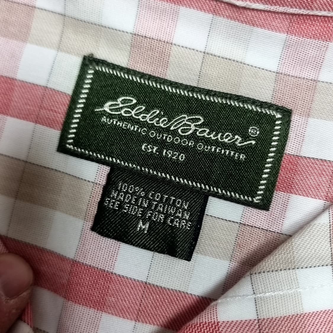 일판 에디바우어 반팔 체크 셔츠 남방(100) 상품이미지3