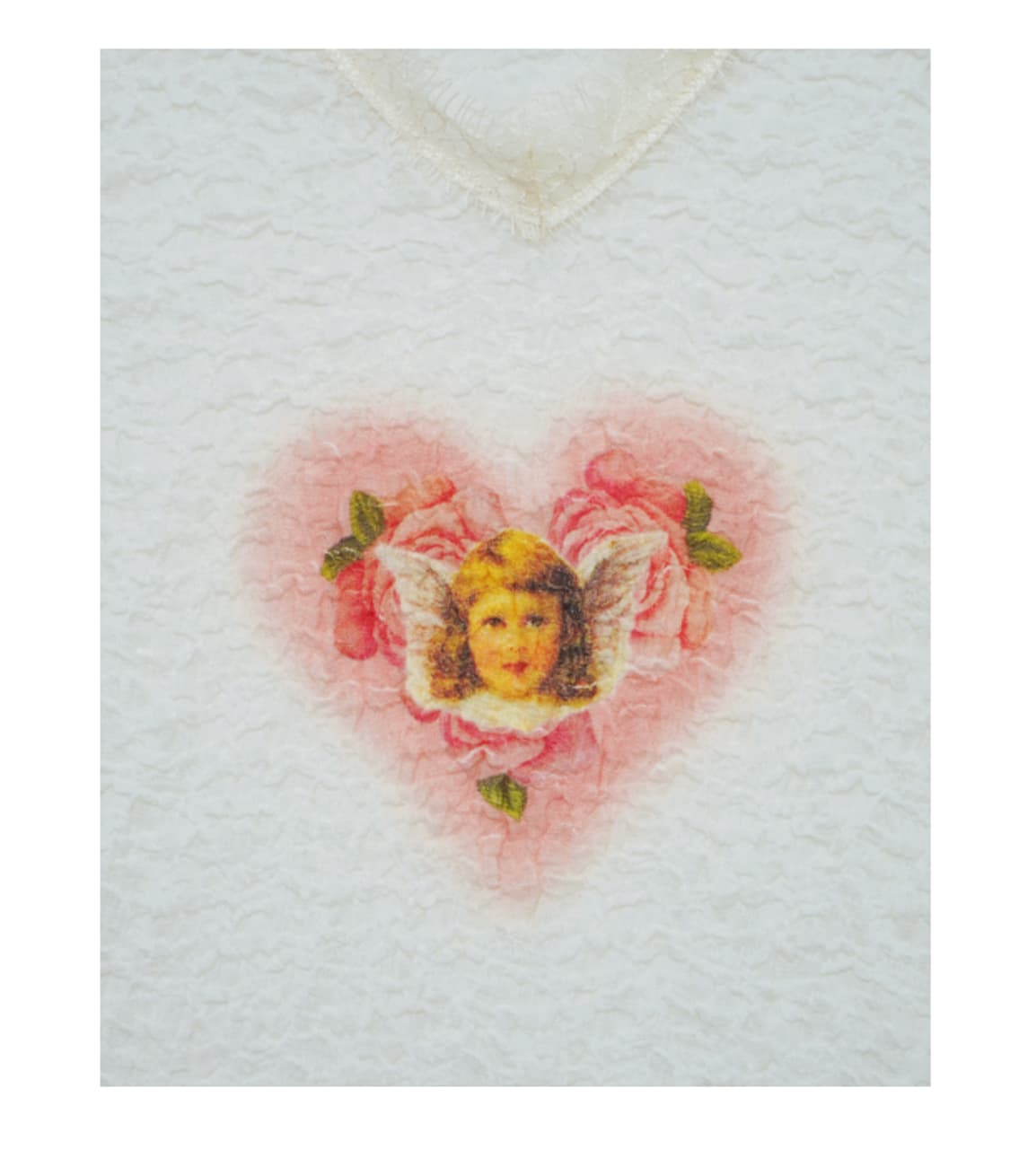 hetit Rose Heart Angel T-shirt 상품이미지3