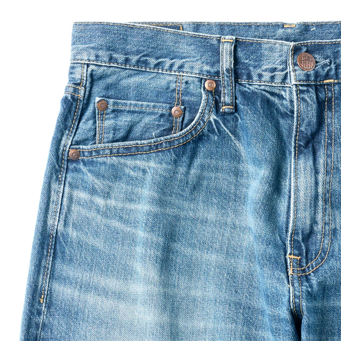 빅존 Big John 60s 빈티지 워시드 데님 33사이즈 새제품 상품이미지3