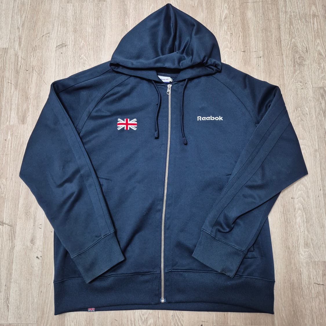 리복 클래식 잉글랜드 플래그 져지 후드집업 상품이미지1
