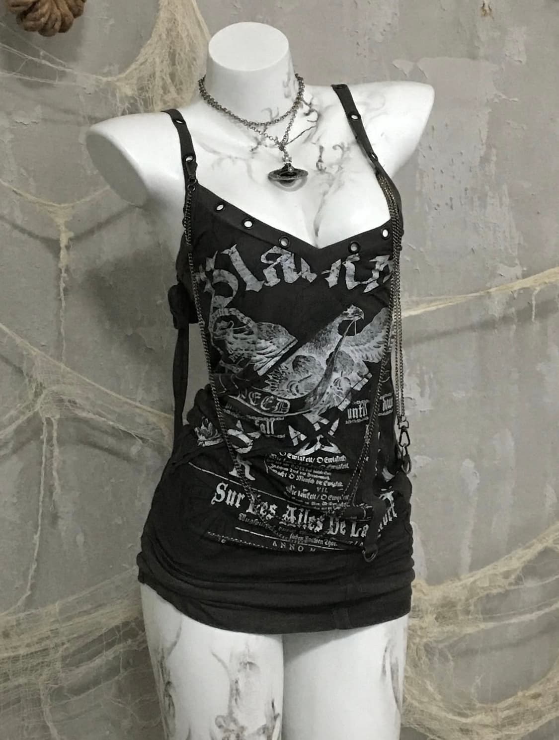 Salvage Chain Detail Sleeveless 상품이미지2