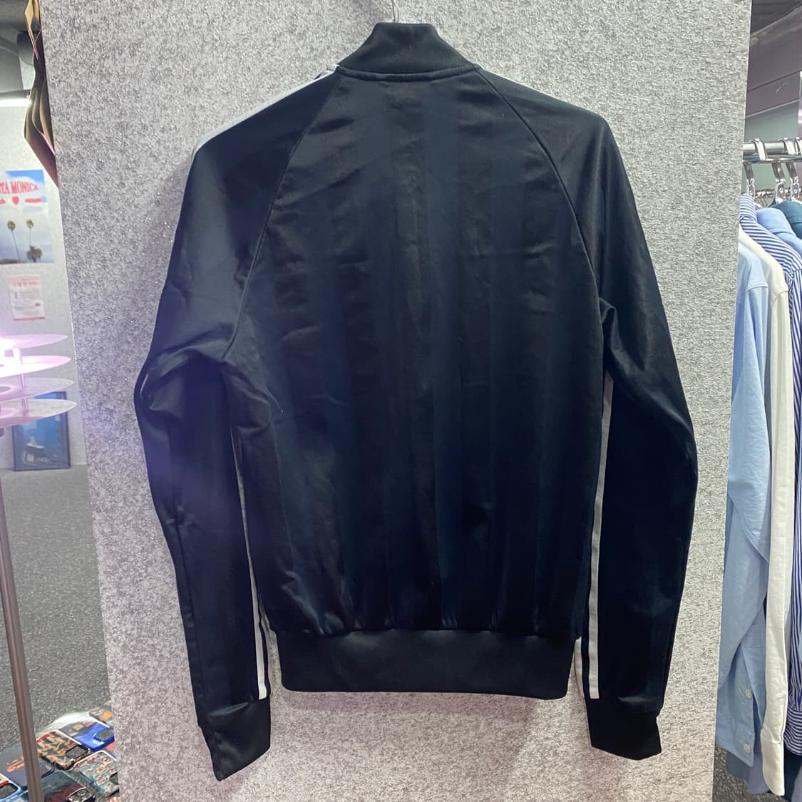 아디다스 오리지널 파이어버드 블랙 배색 트랙탑져지 B3001 상품이미지3