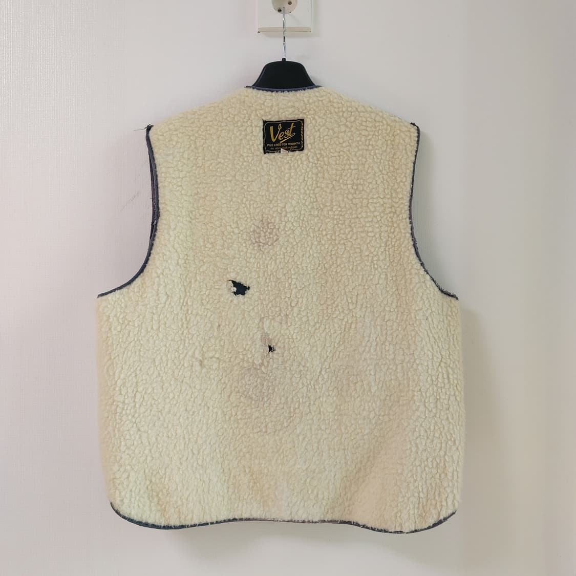 vintage vest 선페이드 디스트레스드 상품이미지8