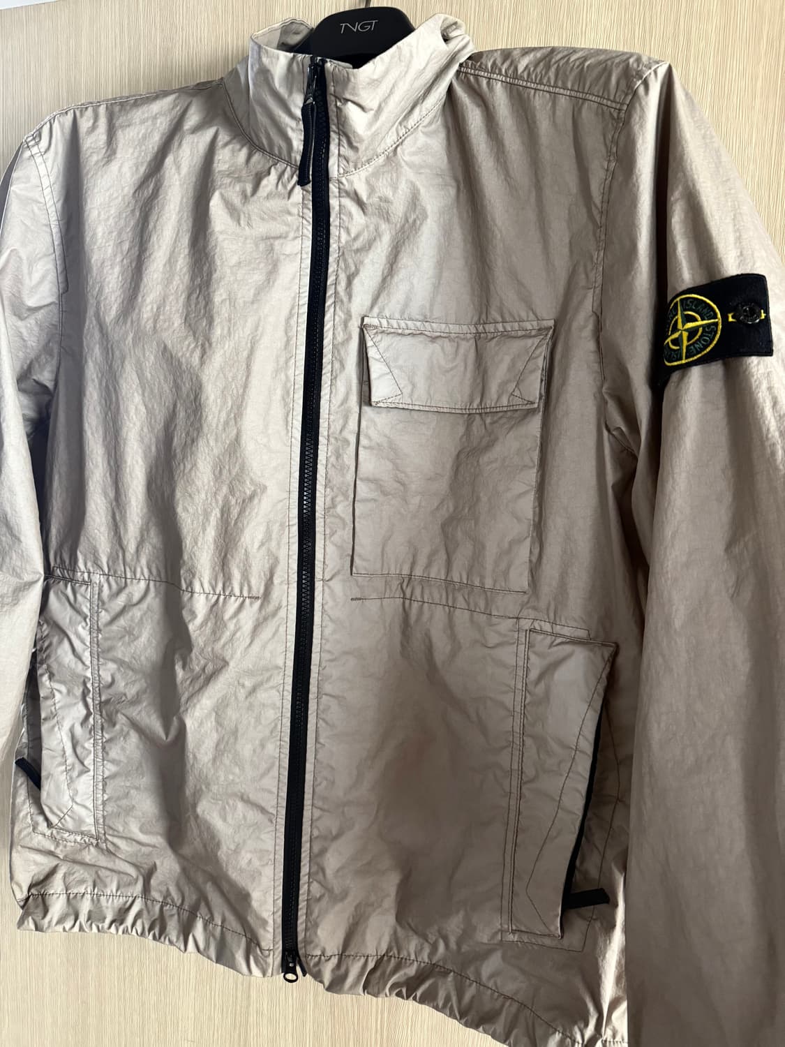 새상품급 스톤아일랜드 멤브라나 바람막이 (도브그레이) 상품이미지1