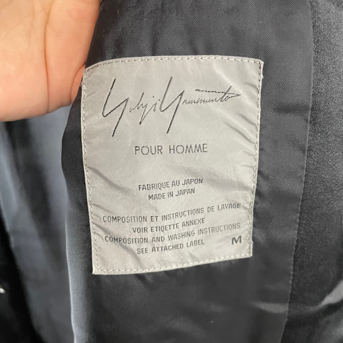 요지야마모토 푸르옴므 짚시코트 상품이미지9