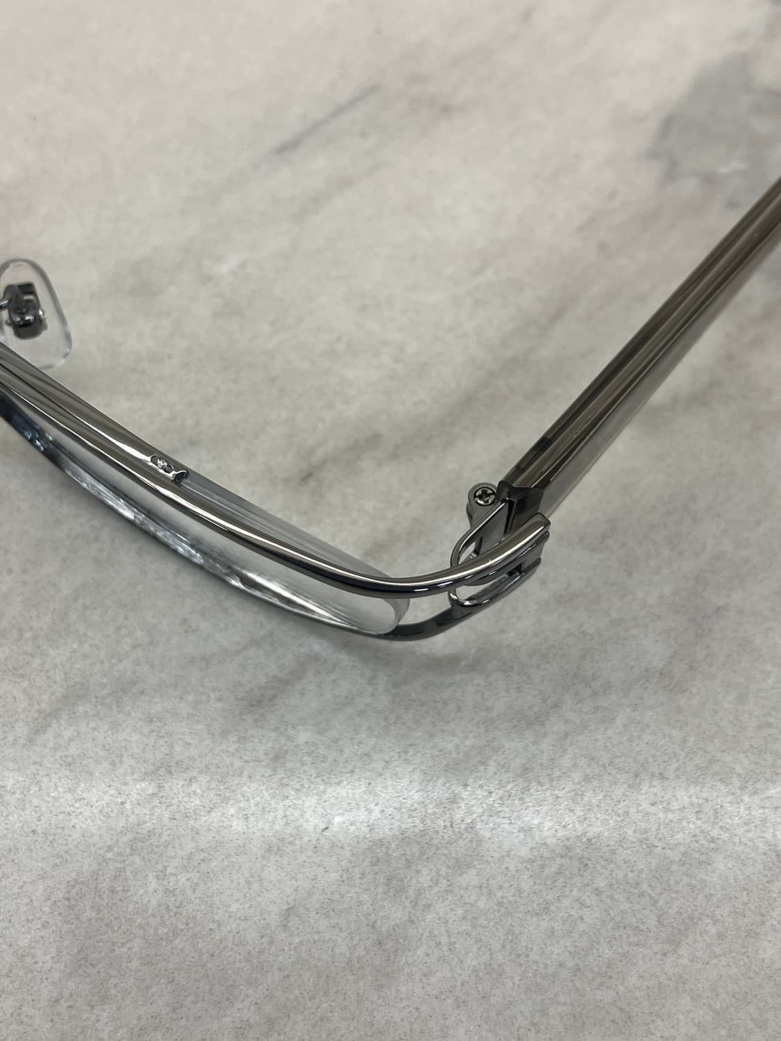 마지 마사토모 MAJI Masatomo 딥실버 스퀘어 와이어 메탈테 안경 상품이미지2