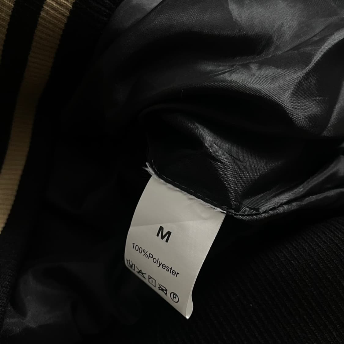 빈티지 Hanralis 빅로고 스웨이드 스타디움 바시티 자켓y 4472 상품이미지6