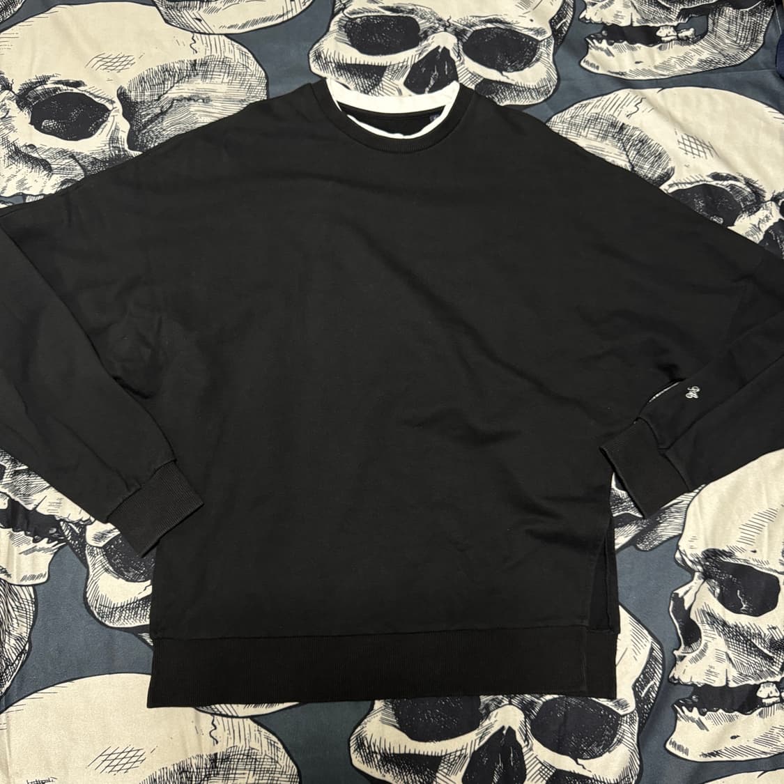 렉토 오버핏 가오리핏 맨투맨 프리사이즈  상품이미지1