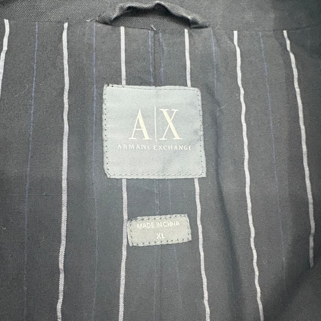 (105)아르마니익스체인지투웨이코튼라이더자켓 상품이미지4