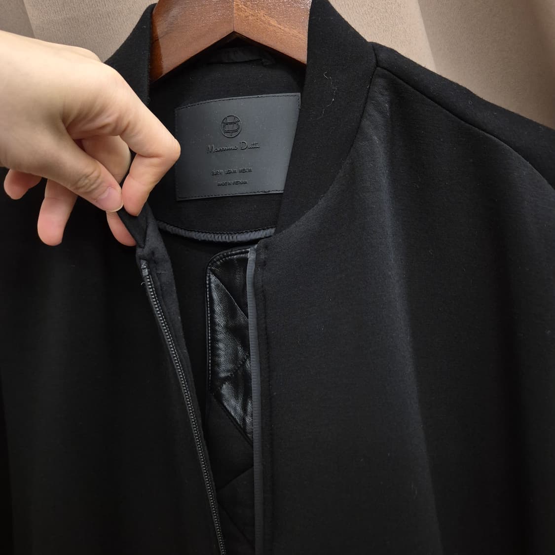 마시모두띠 여성 네오프렌 봄버 자켓 M 상품이미지4