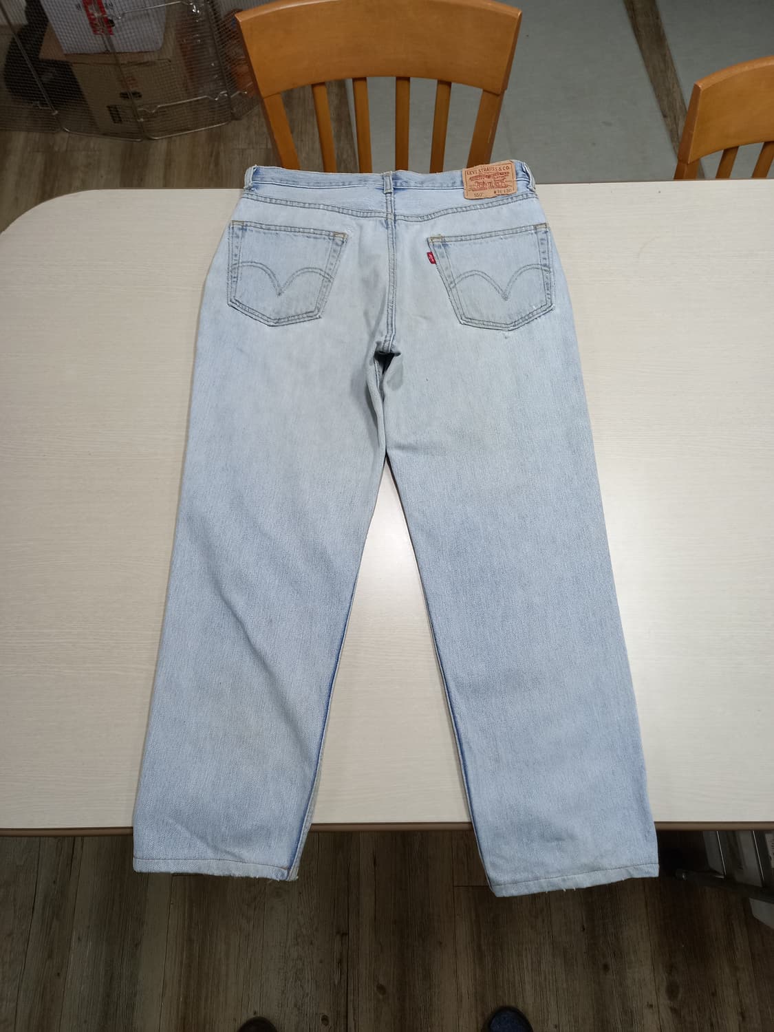 34 07's 리바이스550 Mexico 리페어진 연청 34-551 상품이미지2