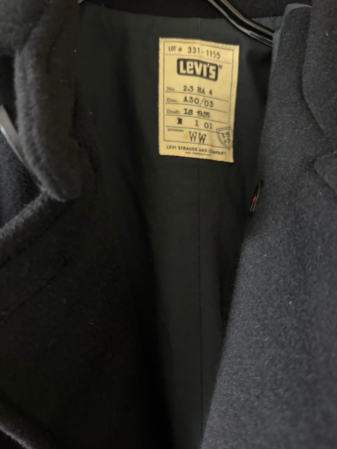 리바이스 하프 코트 상품이미지2