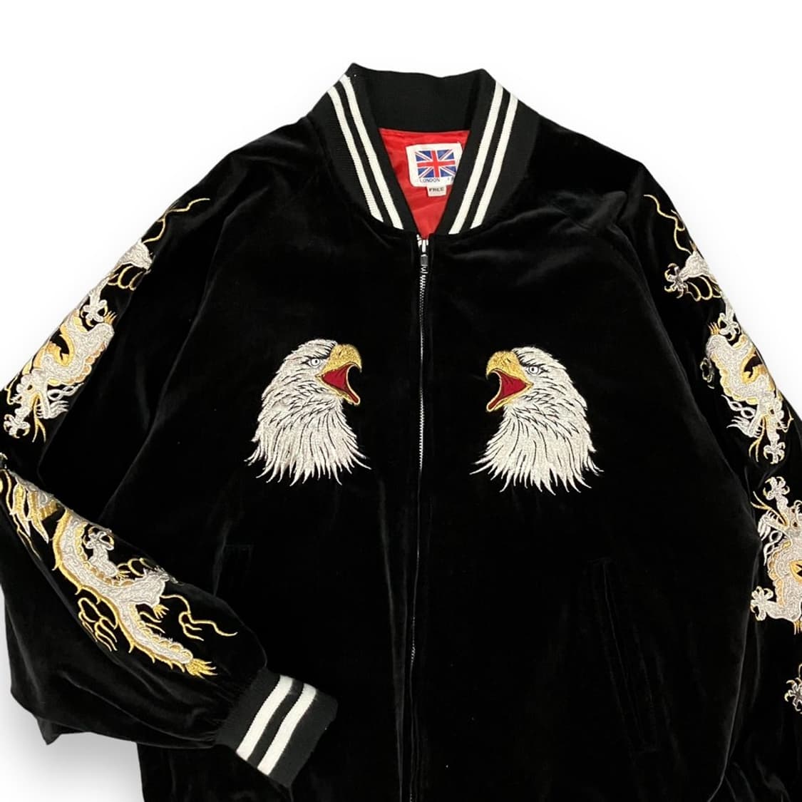 London fb 벨루어 오리엔탈 자수 스카쟌 상품이미지4