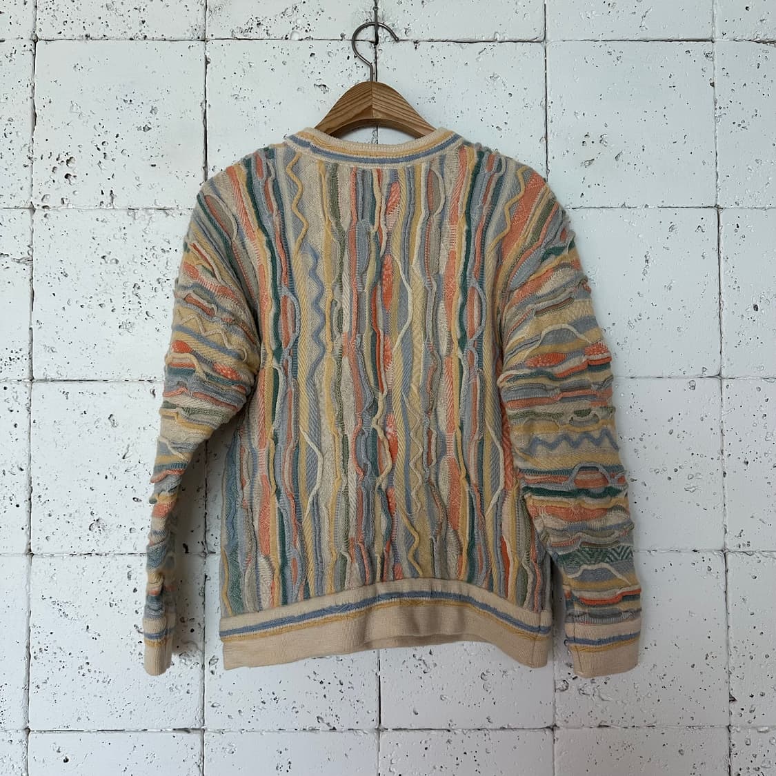 우먼S 빈티지 케이블 니트 상품이미지5