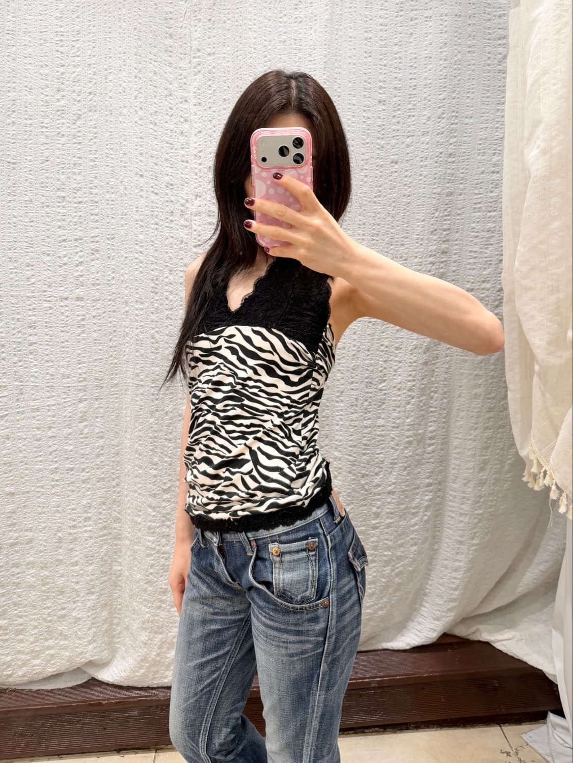 zebra halter sleeveless 상품이미지6