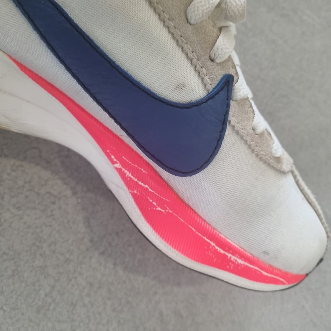 나이키 문레이서 240 세일솔라블루 흰파핑 상태깨끗 상품이미지7