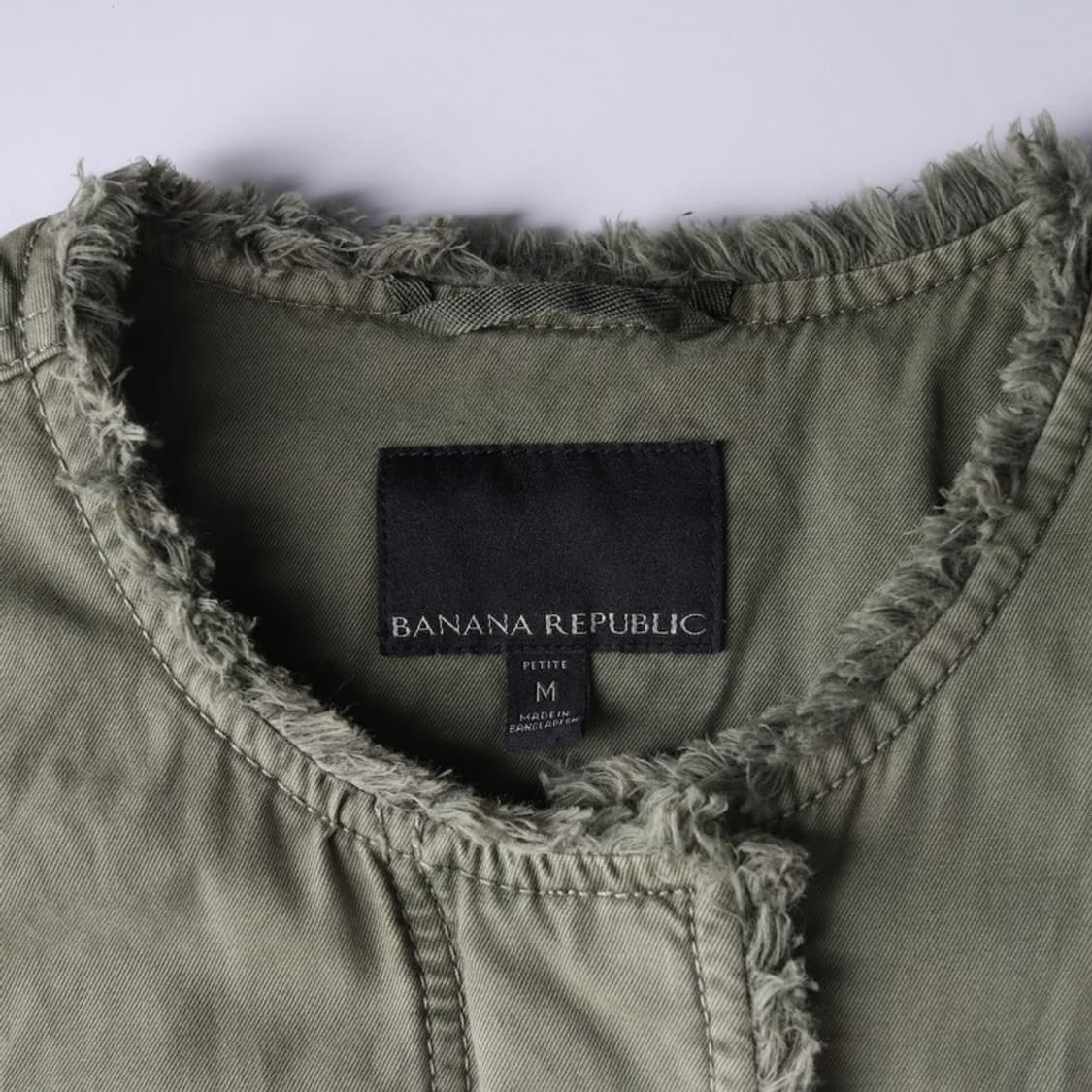 바나나리퍼블릭 빈티지 무드 노카라 자켓 M 상품이미지5