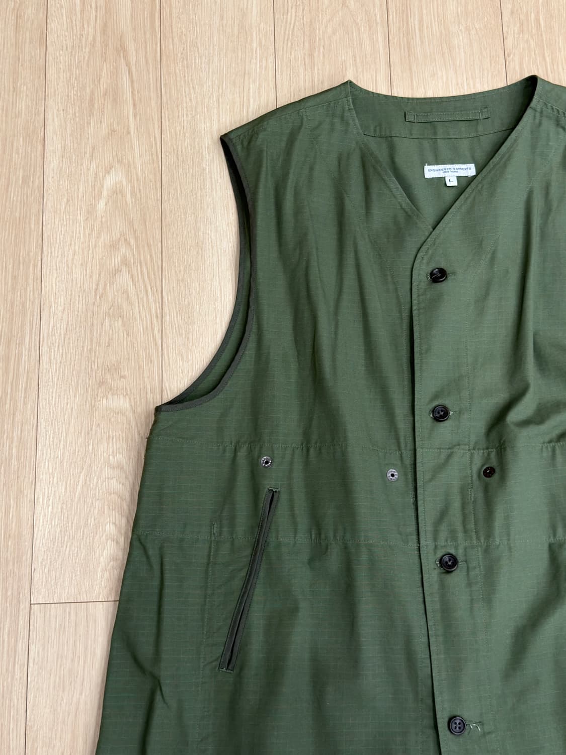 Engineered Garments 롱 베스트 카키 L 상품이미지4