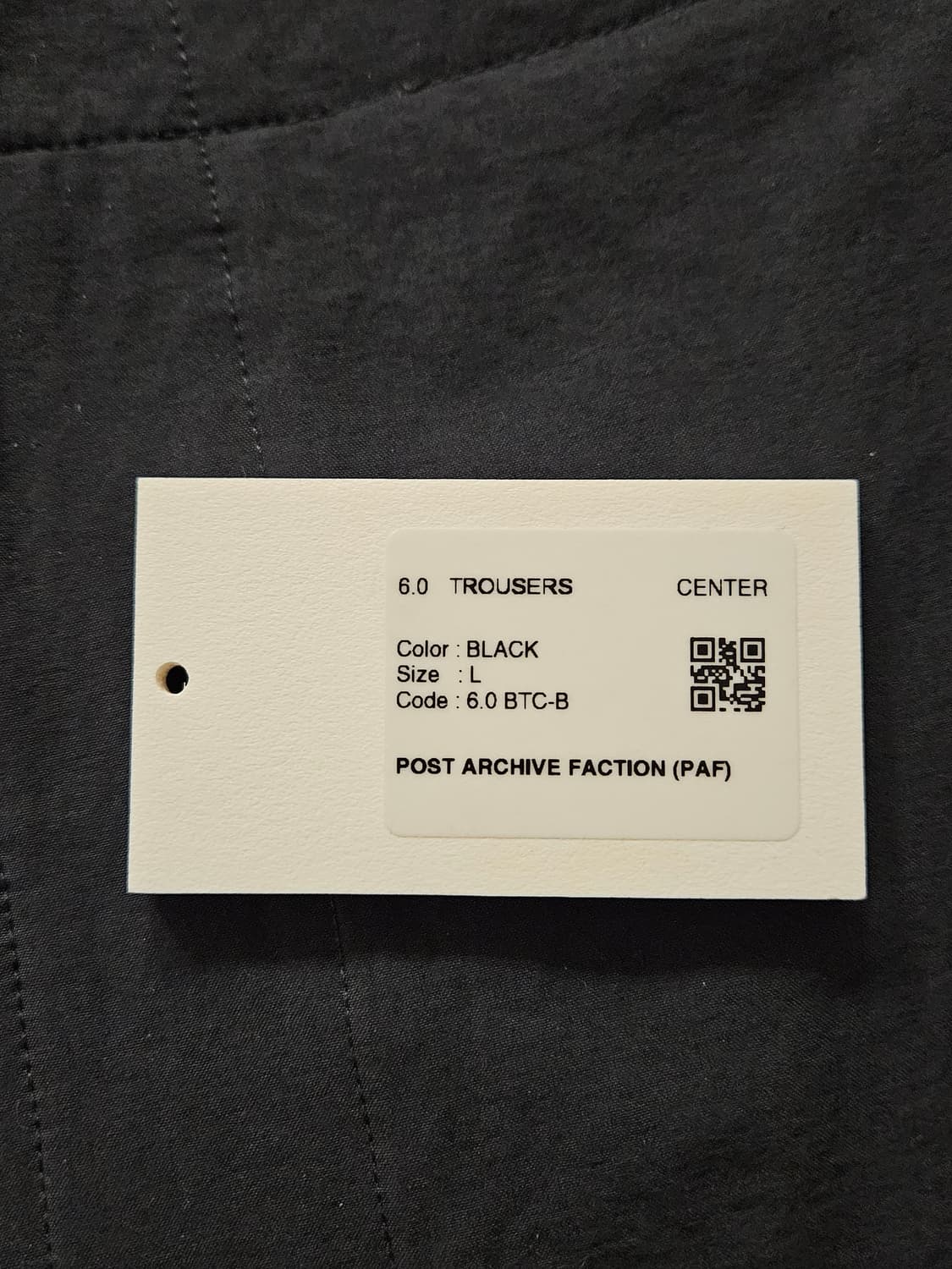 Paf 6.0 trousers center L 상품이미지2