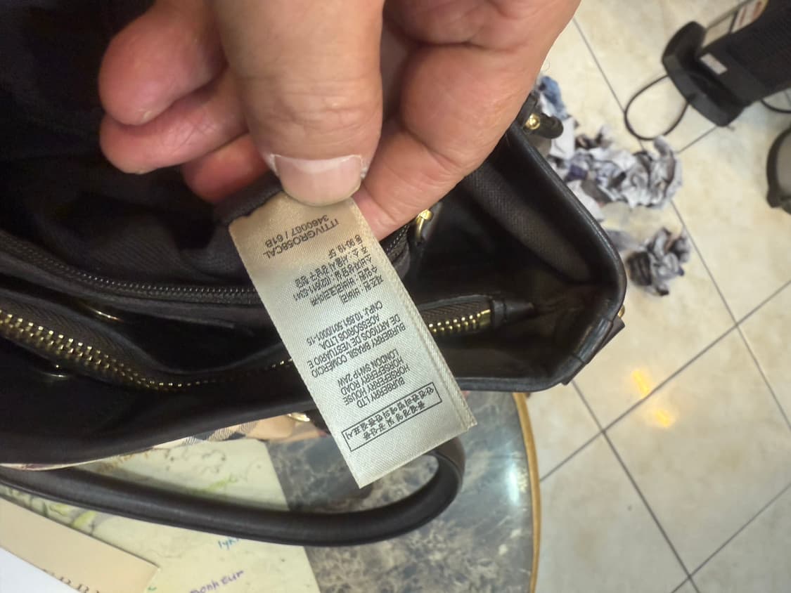 정품 버버리 노바체크 2way백 팝니다 상품이미지10