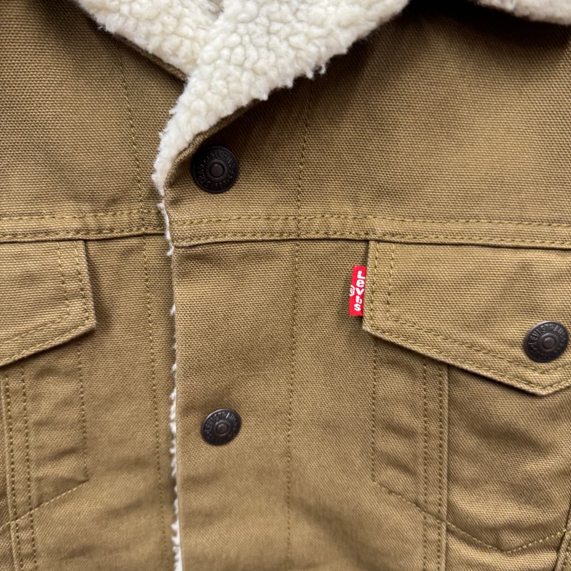리바이스 타입 3 쉐르파 트러커 자켓 베이지 S 상품이미지5