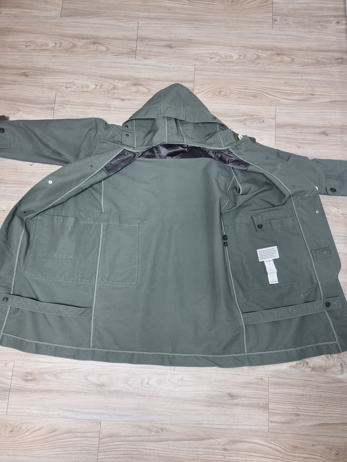 엔지니어드 가먼츠 카키 코튼 더플 코트(M) 상품이미지3