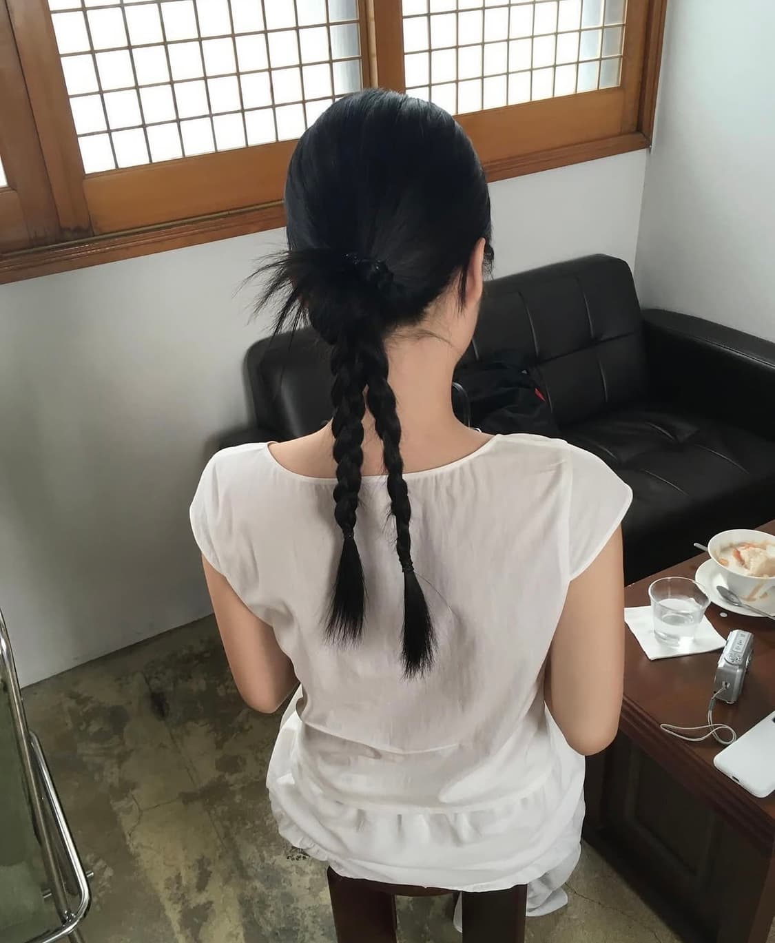 (새상품) 러브바이무드 디어 쉘 블라우스 상품이미지2
