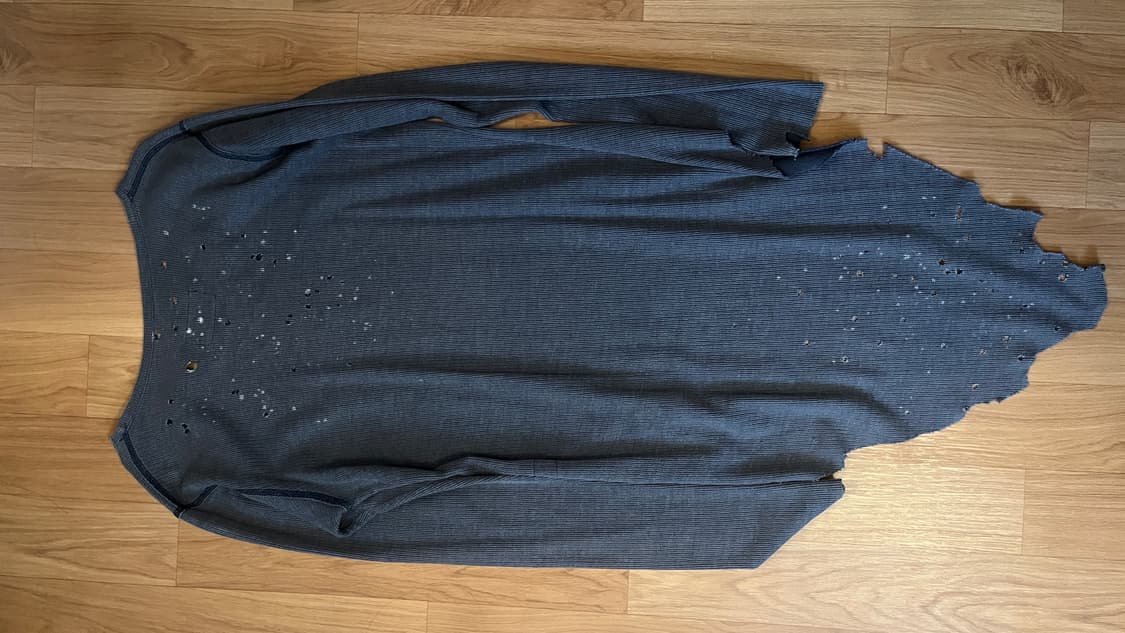 Greg Lauren 그렉 로렌 디스트레스드 롱슬리브 상품이미지2