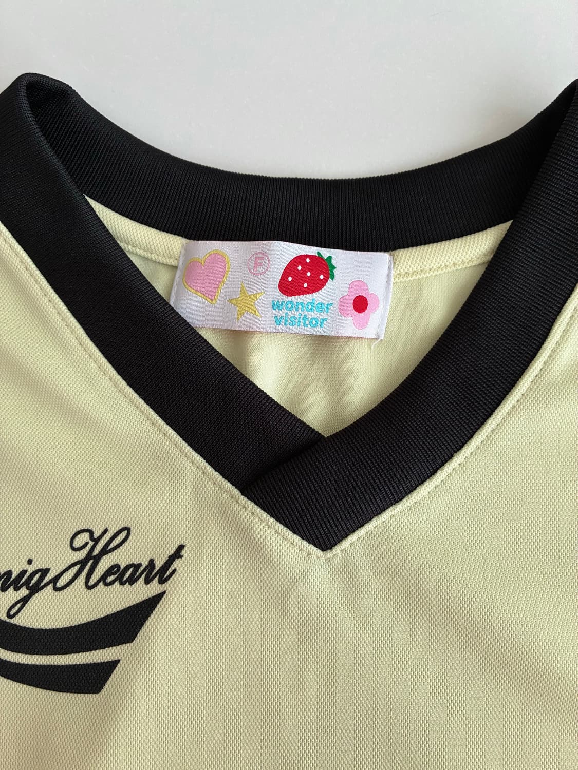 F) 원더비지터 져지 티셔츠 레몬 상품이미지4