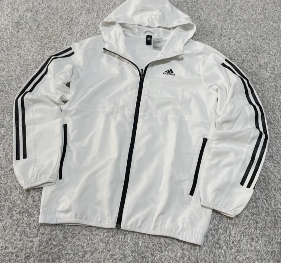 아디다스 흰검 후드 바람막이 자켓 95/M 상품이미지1