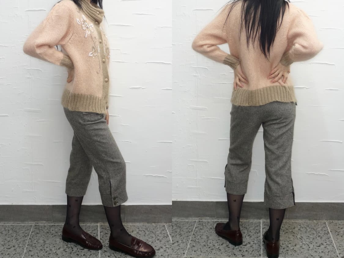 Flower beeds mohair cardigan 상품이미지3