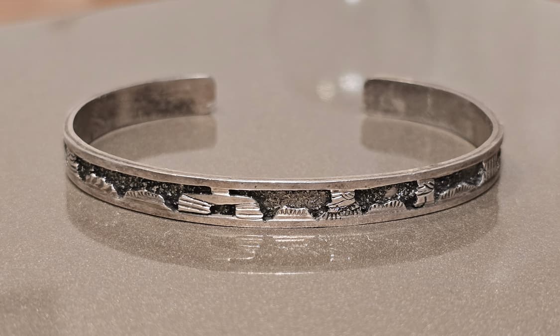 🇺🇸나바호 Elaine Becenti 스토리텔러 커프 뱅글 팔찌 상품이미지9