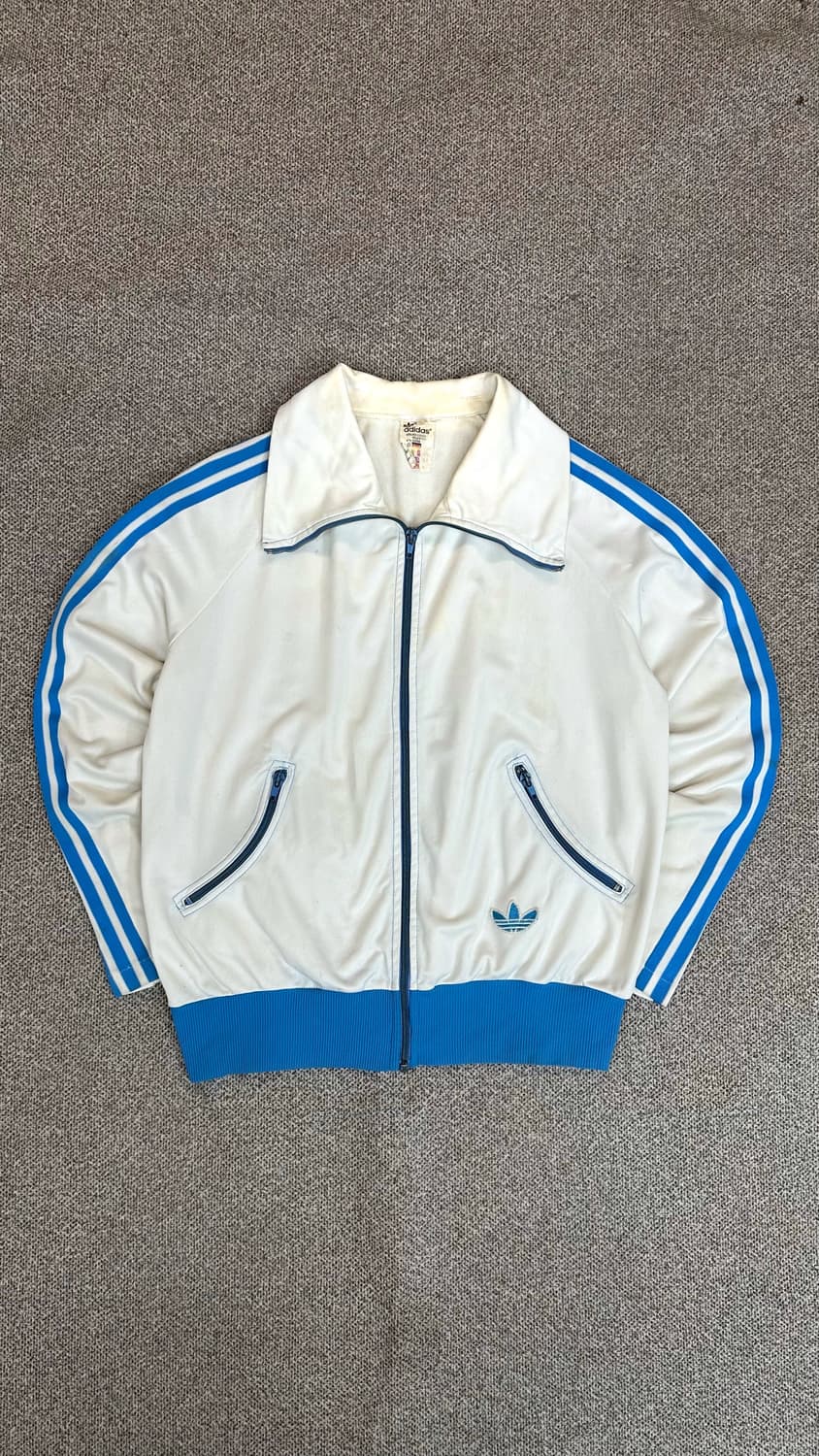 아디다스 화이트블루 져지 상품이미지1