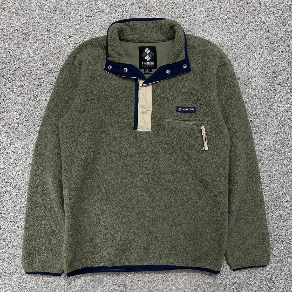 [90-95] 컬럼비아 반버튼후리스 상품이미지2