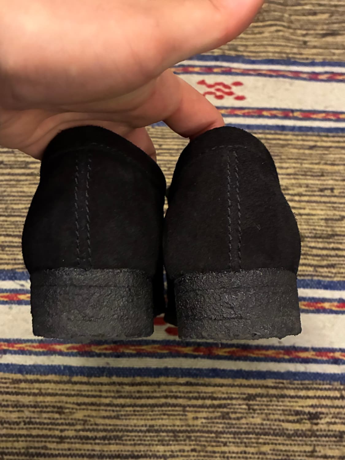 (240)클락스X찰스스테드 스웨이드 블랙 왈라비 로퍼  상품이미지6