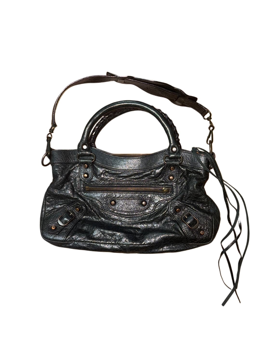 빈티지 레더 백 상품이미지1