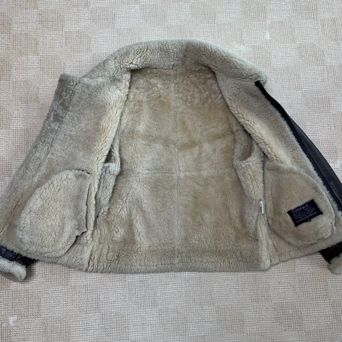 B-3 양털 무스탕 무통자켓 양가죽 상품이미지7